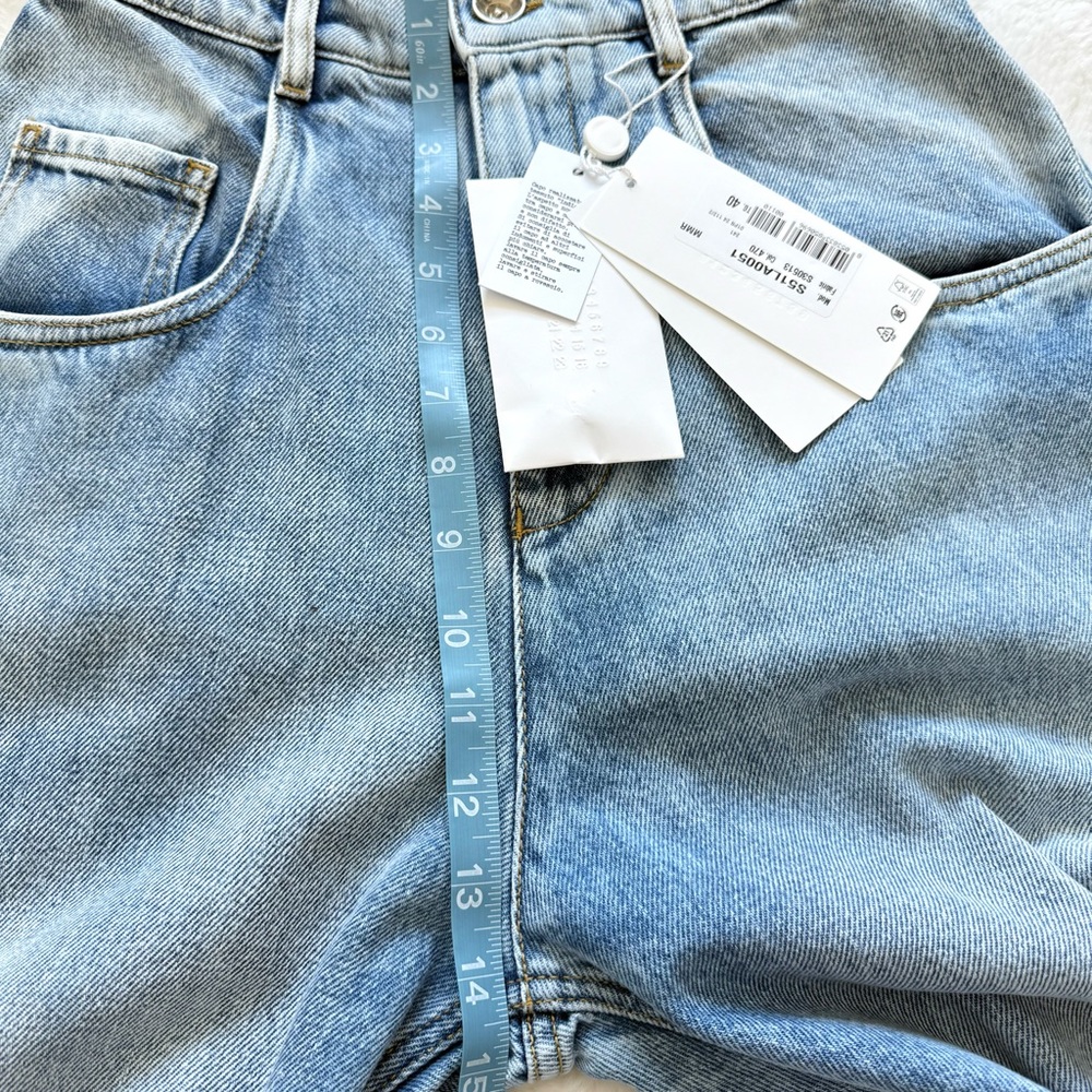 NWT!!! Maison Margiela Wide-Leg Slashed Cut-Out Jeans Size 1 850$ Authentic - Picture 9 of 11